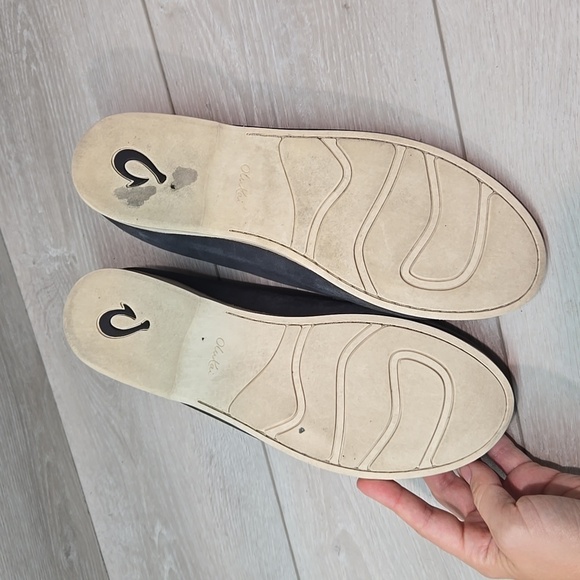 Olukai Women Okika Leather Loafer Slip on shoes sz 10 - Picture 11 of 13
